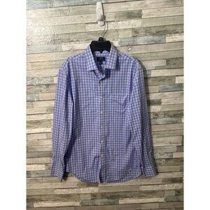 Men’s J.crew Button Down Dress Shirt Thompson Blue Size Medium/15-15 1/2